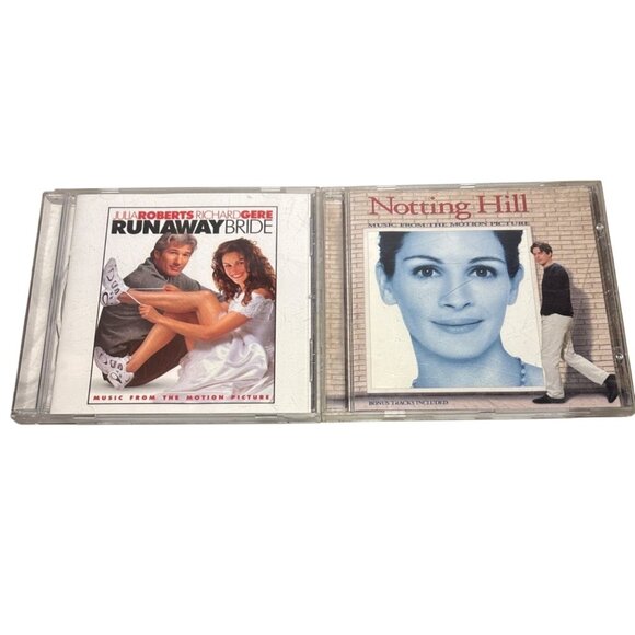 Runaway Bride & Notting Hill Soundtrack CDs Classic Romantic Movie Music - Picture 1 of 8